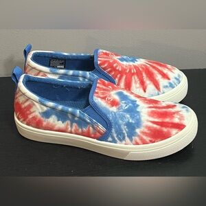 Women’s Skechers Street Poppy Hippie Hype slip-on canvas sneakers size 8